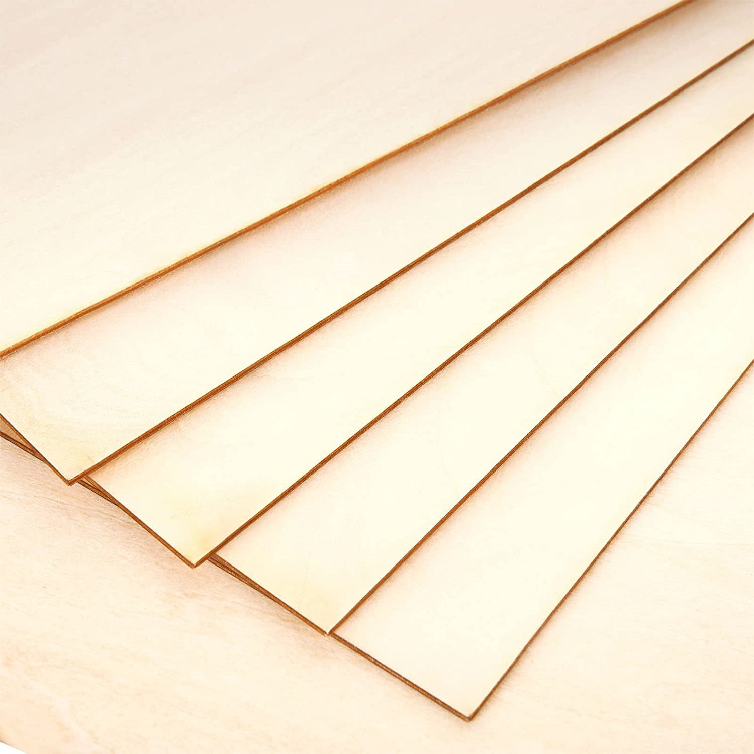 Basswood Sheets 1/16,8x12 Inch Thin Balsa Wood Easy to Cutting Unfinished Plywood for Cricut Maker