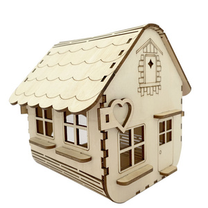 RN Wood Laser Cut Christmas Village Houses Village for Plasma DIY Project Funny Kids