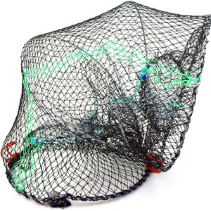 Good quality ,4MM Steel hdpe knotted Plastic Foldable Crab Pot Netting ,Lobster Traps