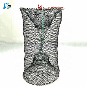 Blue Customized  HDPE Materiale Shrimp Shape Fishing Farming  Lobster Cage Trap