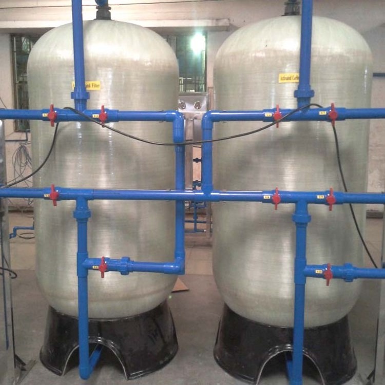 fiber tank activated carbon filter vessel of RO water plant