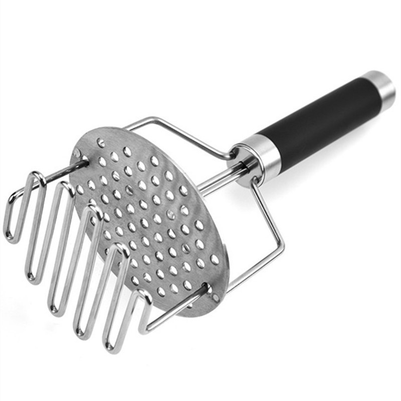 Kitchen Potato Masher Stainless Steel Baby Food Supplement Crusher Vegetable Fruit Press Mud Knife Household Cooking Tools