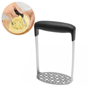 High quality food grade stainless steel potato masher multifunctional sweet potato masher manual extruder mashed potato masher