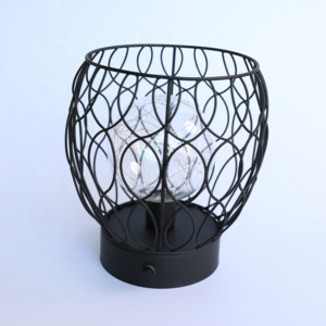 Top-Ranked Wrought Iron LED Night Light Battery Powered Metal Lanterns Easter Decorative LED Lights