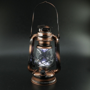 Adjustable LED Light Lantern for Outdoor Camping Complete Kerosene Oil Lamps with Iron Body Metal Shade Bedroom Decorative Use