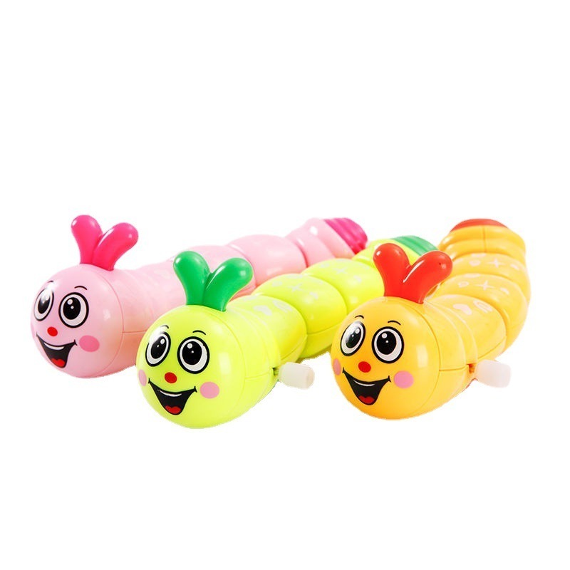 Moving cat toys without batteries Clockwork caterpillar cat toy