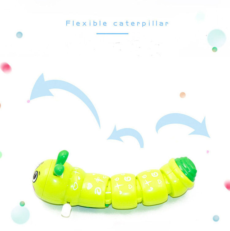 Moving cat toys without batteries Clockwork caterpillar cat toy