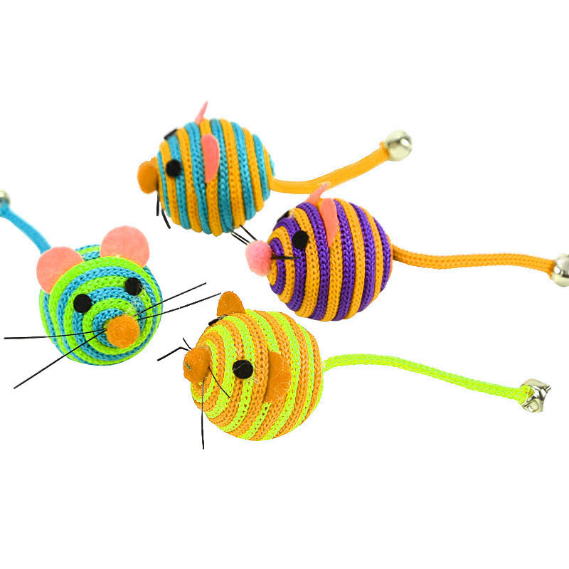 Best Selling Pet Toys Nylon Mouse Cat Toys cat ball funny kitten toys