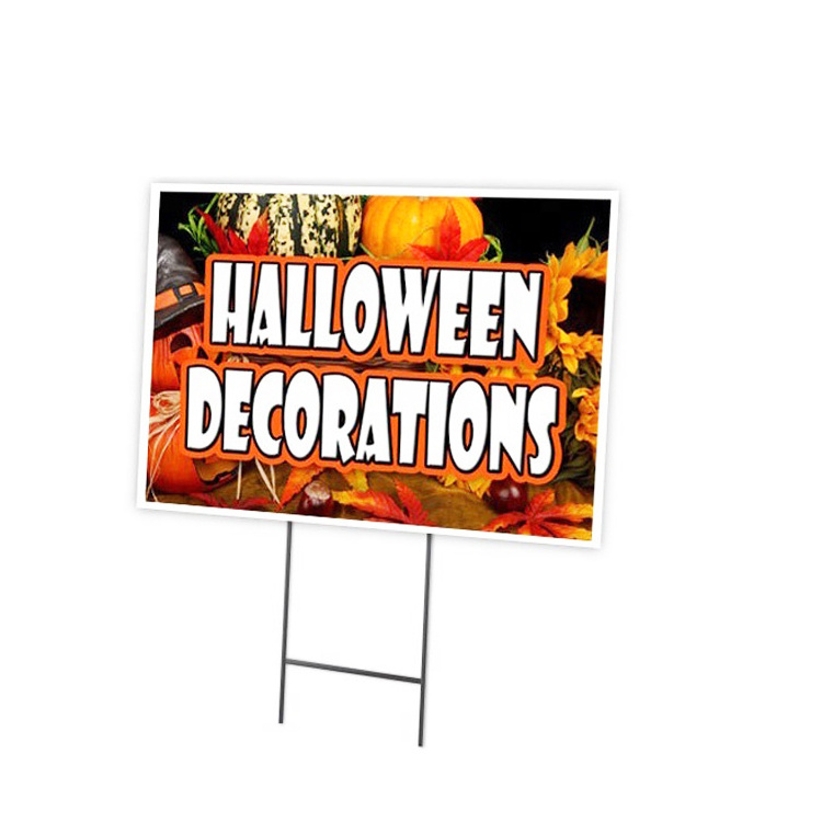 plastic yard sale signs outdoor advertising advertisement price sign board design 4x8 outdoor sign board