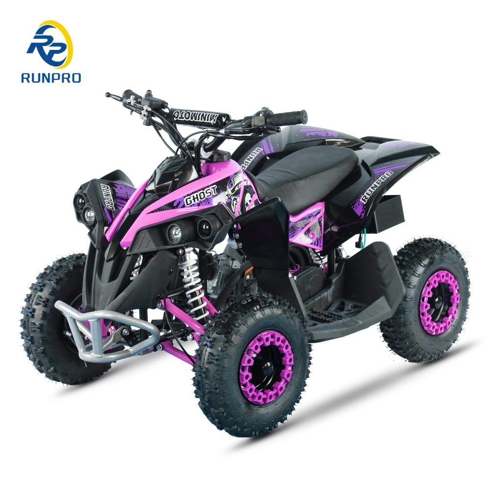 2024 RUNPRO Great Quality 49cc ATV for Kids Side-by-Side Four Wheels 6 INCH TIRE 2 STROKE 50CC Quad Bikes