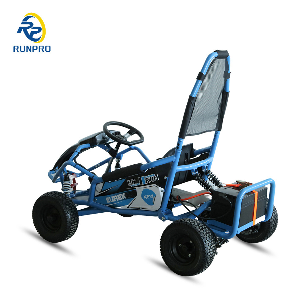 Single Seat Mini Off-Road Electric Kids Go Kart Dune Buggy 1000W 48v 20ah UTVs for children with differential