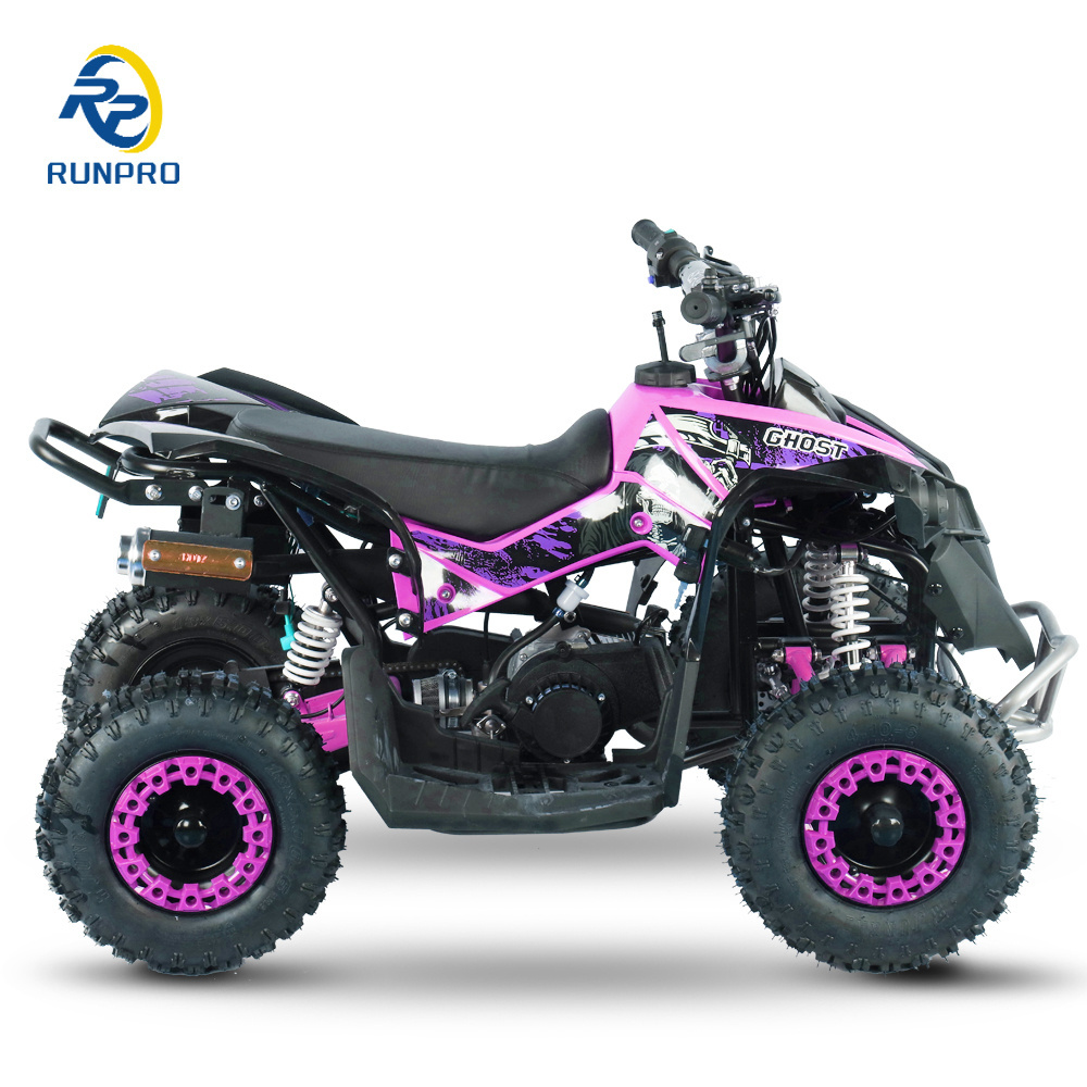 Mini Kids Gas-Powered 50CC ATV Electric 4-Wheeler Quad Bike 49CC Mini Quad ATV 4 Wheeler