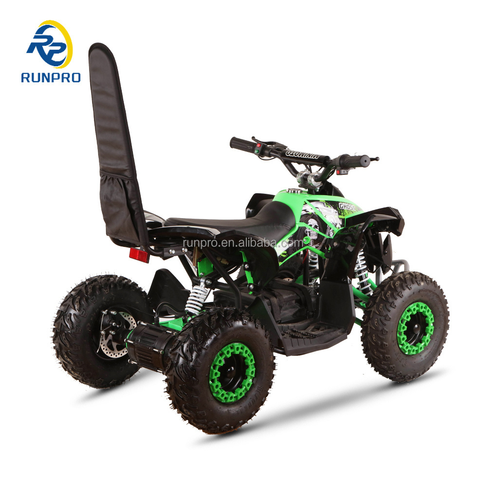 1060W 36v 48v 12ah Lead Acid Battery Powered Four-Wheel Electric ATV Reverse System Shaft Drive Quad High-Powered Electric ATVs