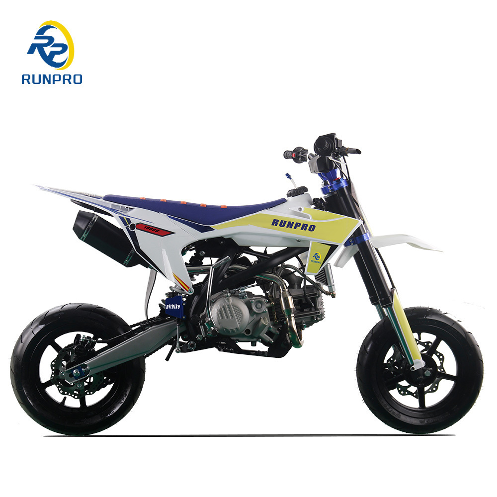 190cc motard supermoto gas motorcycle electric start dirt bike 12 inch on road tire for adult