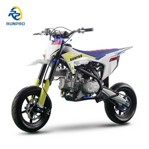 RUNPRO 12/12 Supermotard Dirt Bike Newest Design 140cc 160 190cc Pit Bike with Oil Cooler for Off-Road Motorcycling