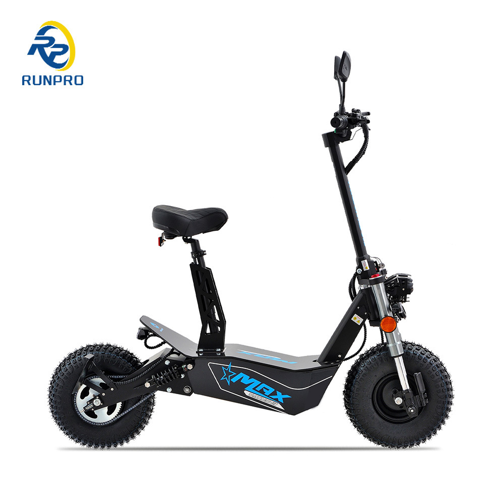 RUNPRO 2024 High-Speed 60V20ah 3000W Citycoco Electric Scooter with Powerful EEC Off-Road Version Fat Tire Motorcycles