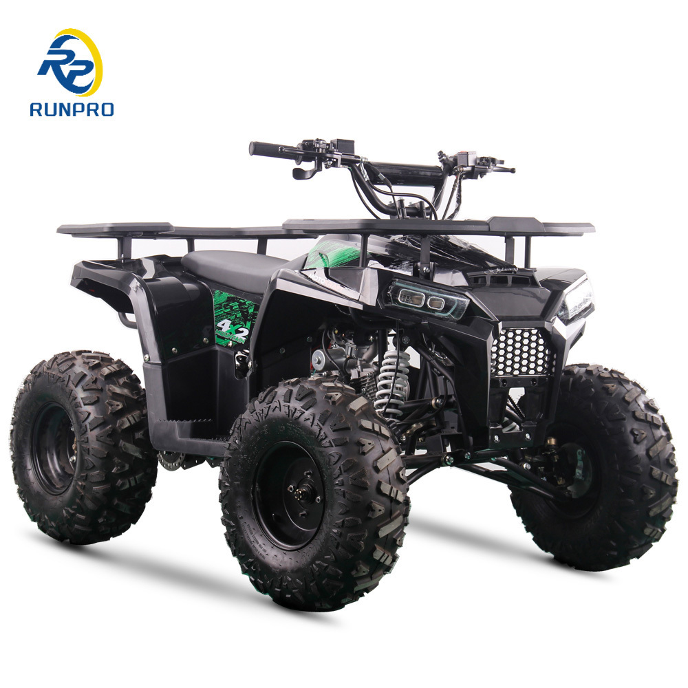 RUNPRO All-terrain Four-wheel Beach Buggy Double Four-wheeler Adult ATV 125 Customized Automatic 12V 5AH Atv 125cc Atv 110cc