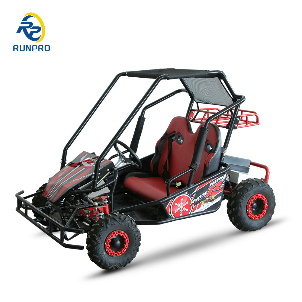 RUNPRO 2024 New Design Electric Motor 1000W 60V 20AH Buggy UTVs Electric Go Karts for Adults with differential