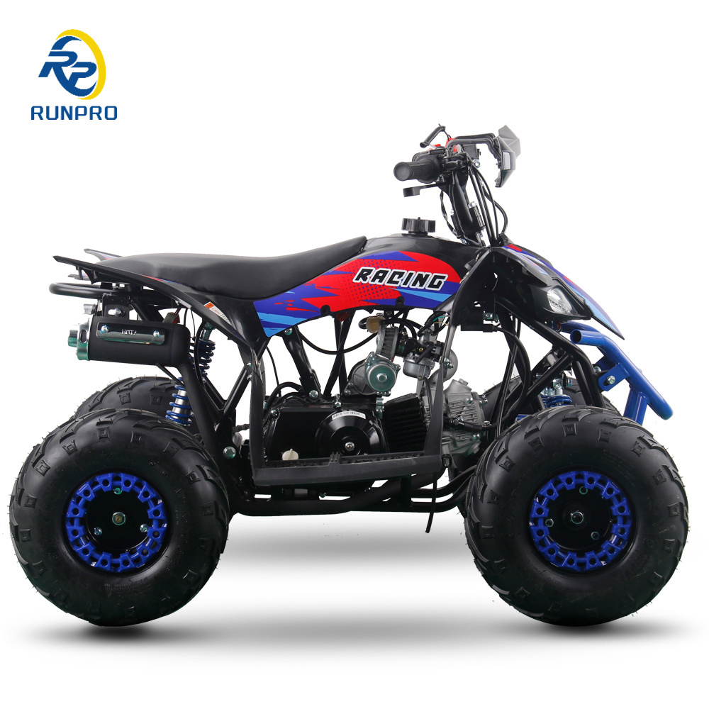 Runpro Quad 110cc Kids Mini Atvs Quad Bike Electric Start Scooter Buggy Jeep Kid ATV