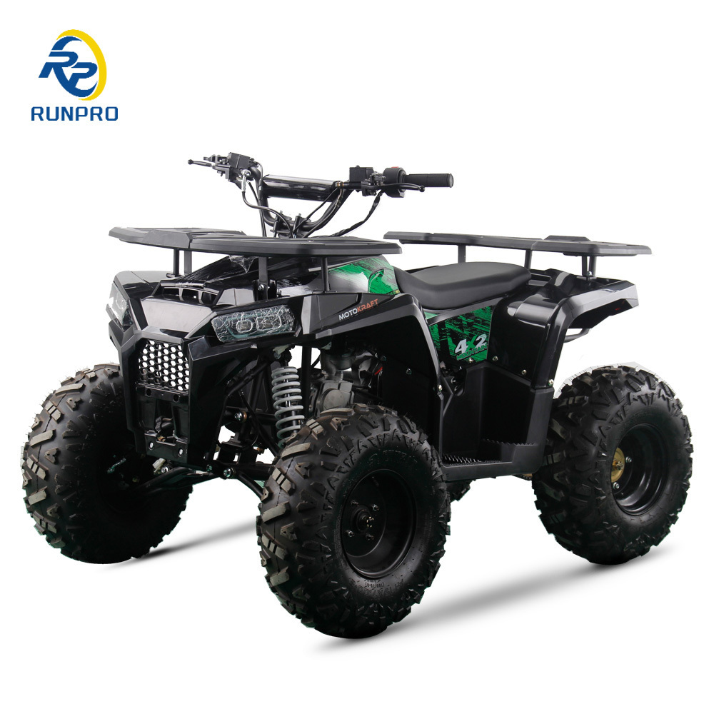 RUNPRO All-terrain Four-wheel Beach Buggy Double Four-wheeler Adult ATV 125 Customized Automatic 12V 5AH Atv 125cc Atv 110cc