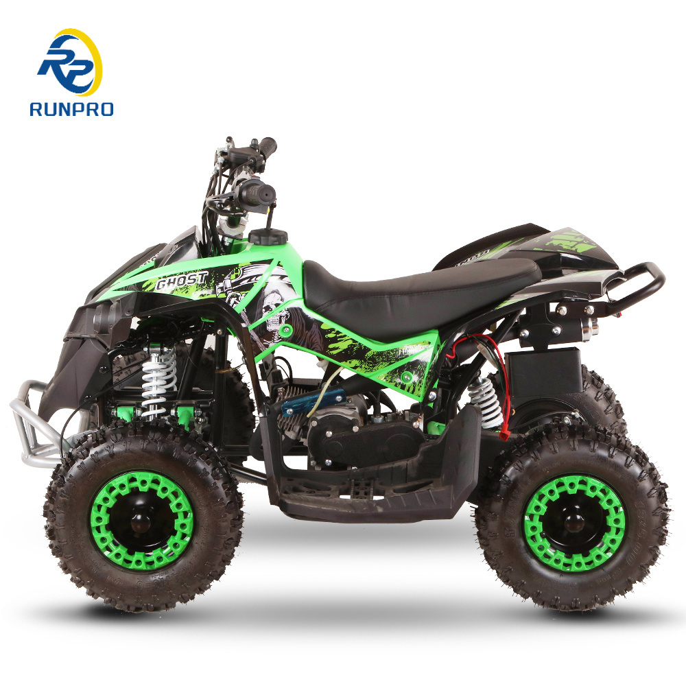 2024 RUNPRO Great Quality 49cc ATV for Kids Side-by-Side Four Wheels 6 INCH TIRE 2 STROKE 50CC Quad Bikes