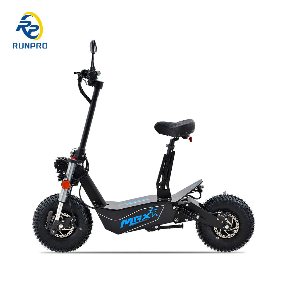 RUNPRO 2024 High-Speed 60V20ah 3000W Citycoco Electric Scooter with Powerful EEC Off-Road Version Fat Tire Motorcycles