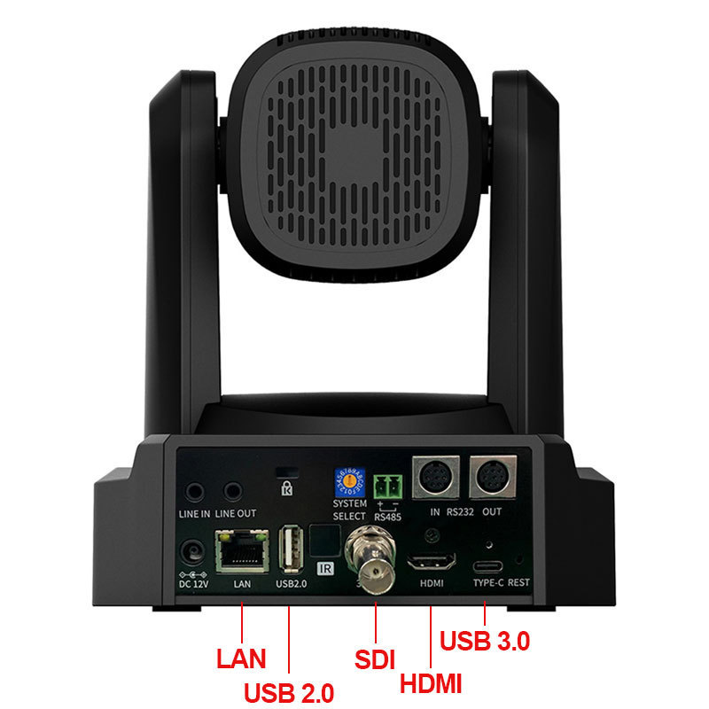 HD66K-20N NDI POE 4K 8MP PTZ Optics Camera Live Streaming Conference Video Camera NDI 4K sdi hd mi Telepresence System