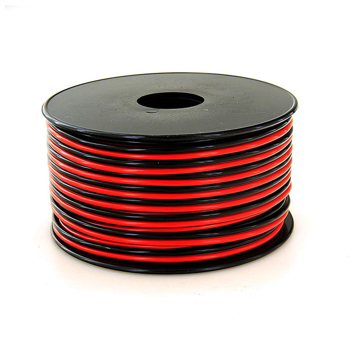 2468 22awg Red Black Parallel Twin Tinned  Copper Electric wire For Lamp