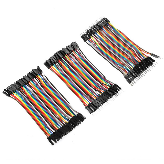 Custom Male to Female 1P 2P 3P 4P 5P 6P 10P 20P 30P 40P Cable DuPont 2.54mm Breadboard Line Flat Ribbon Jumper Wire harness