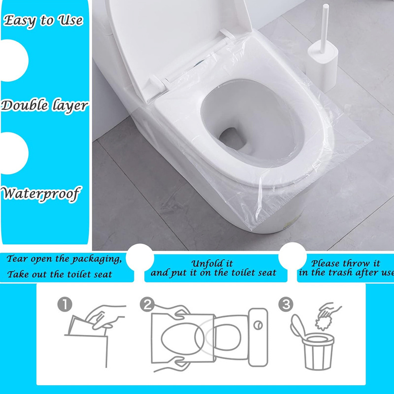 Custom travel disposable plastic toilet seat covers disposable toilet seat cover for public bathroom