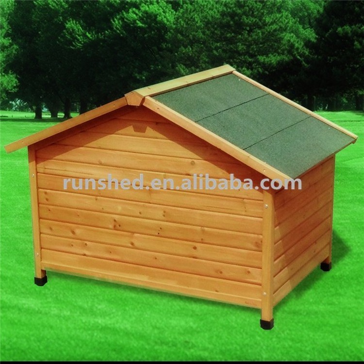 Outdoor Large Dog House High Quality Fir Wooden Dog Kennel Heated Dog Crate For Sale