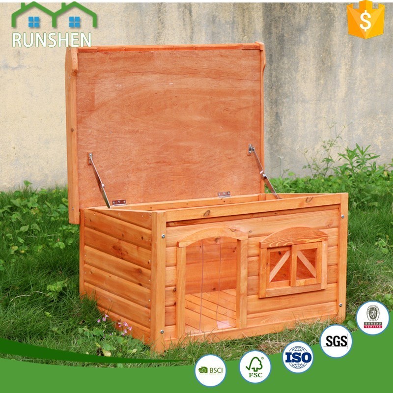 Garden Luxury Dog House Crate Outdoor Waterproof Cat Rabbit Pet House Cages Wholesale Customized Timber Wooden Dog Kennels