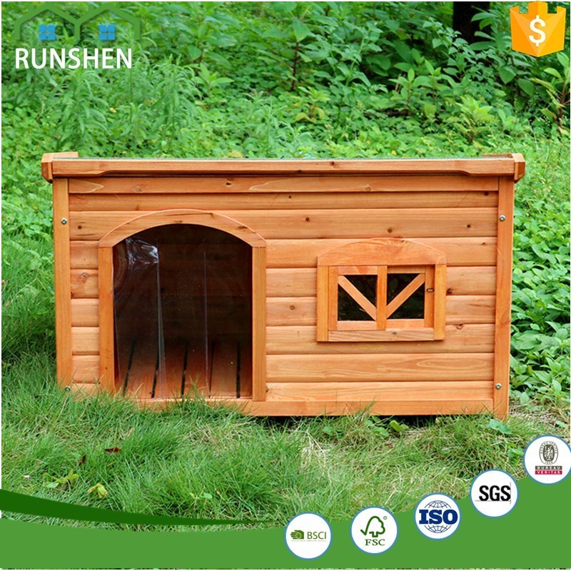 Garden Luxury Dog House Crate Outdoor Waterproof Cat Rabbit Pet House Cages Wholesale Customized Timber Wooden Dog Kennels