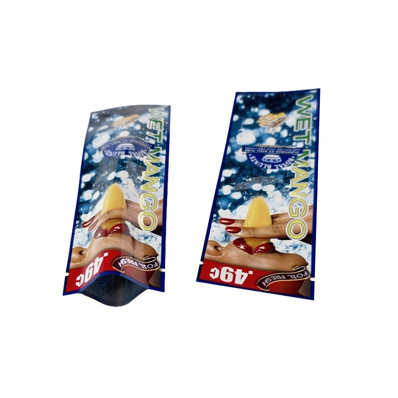 Custom Brand Printed Ziplock Reclose Plastic Smoking Cigar Wraps Grabba Leaf Wrappers Mylar Bags