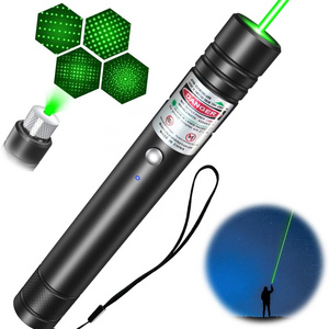 Green Laser Pointer High Power - Rechargeable Lazer Pointer with Star Cap Lazer Beam 5000FT Long Range Laser Light Laser Pen