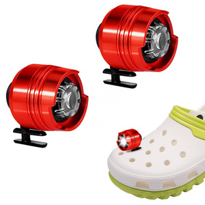 Headlights for Croc, Nedures LED Headlights for Clogs, Waterproof 3 Modes Shoes Light Last 72 Hours for Night Running