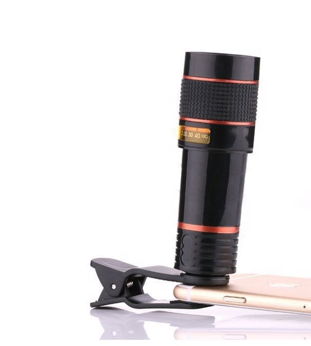 New design portable mini Mobile Phone Lens 8x 12x Optical Telescope cellphone Camera Zoom Lenses