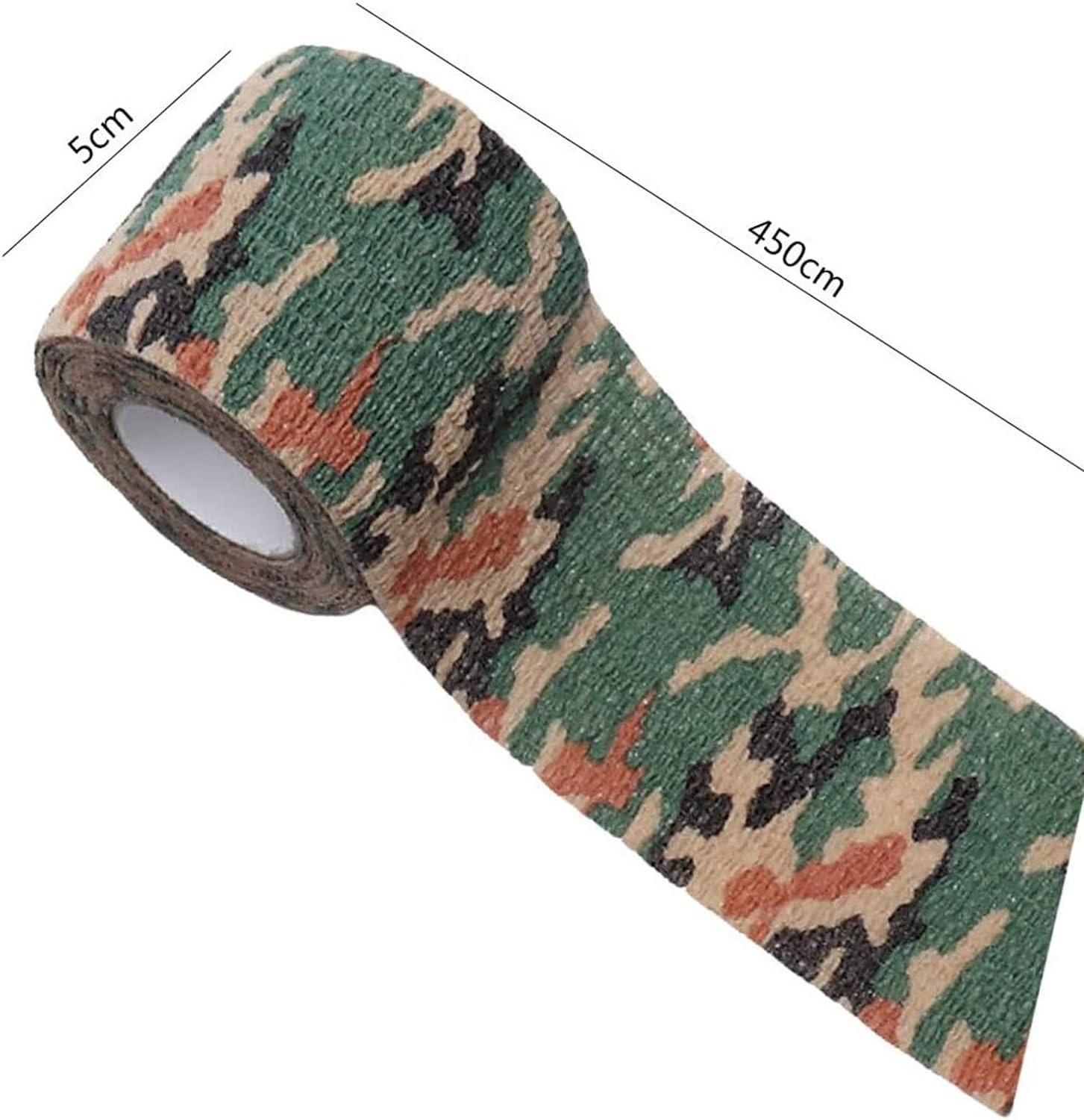 Camo Wrap Tape Camouflage Form Wrap Hunting Self-Adhesive Protective Bandage for Flashlights,Bicycle