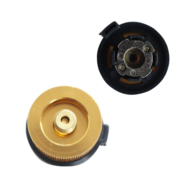 Camping Stove Adapter Camp Propane Tank Connector Auto-Off Gas Cartridge Split Type Butane Gas Burner Stove Gas Bottle Convert