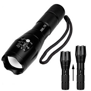 Waterproof LED Zoomable 1000 Lumen 18650 T6 Tactical Flashlight for wholesale