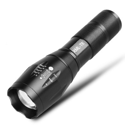 Factory wholesale LED charging flashlight mini super bright T6 telescopic focusing L2  glare flashlight