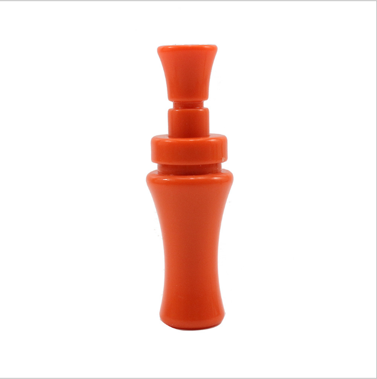 OEM ODM Supported Outdoor Whistle Plastic Solid Color Wild Mallard Hunting Duck Call Decoy