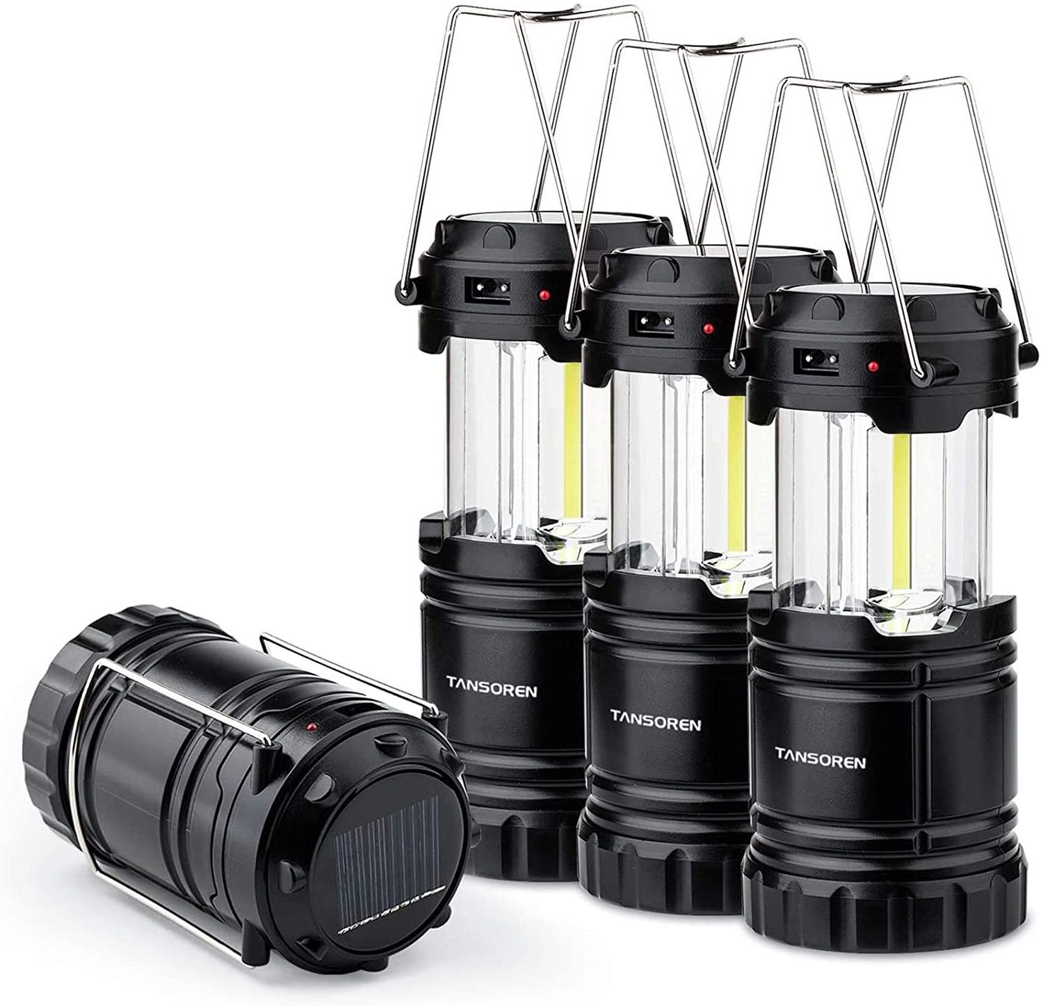 LED Camping Lanterns, Super Bright Camping Lights, Collapsible Emergency Light Battery Lantern