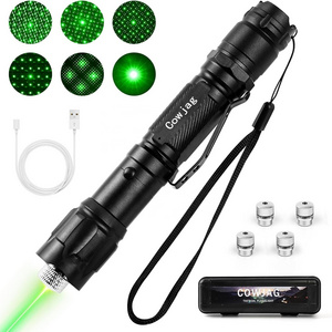 Green Laser Pointer High Power Flashlight, Flashlight Long Range Laser, Rechargeable Laser