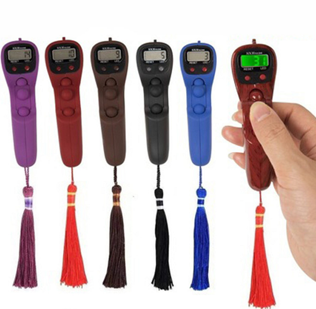 Finger Counter-Islamic Tasbih Bead Digital Counter,Muslim Prayer Beads Decompression Bead Digital Counter Finger Toy