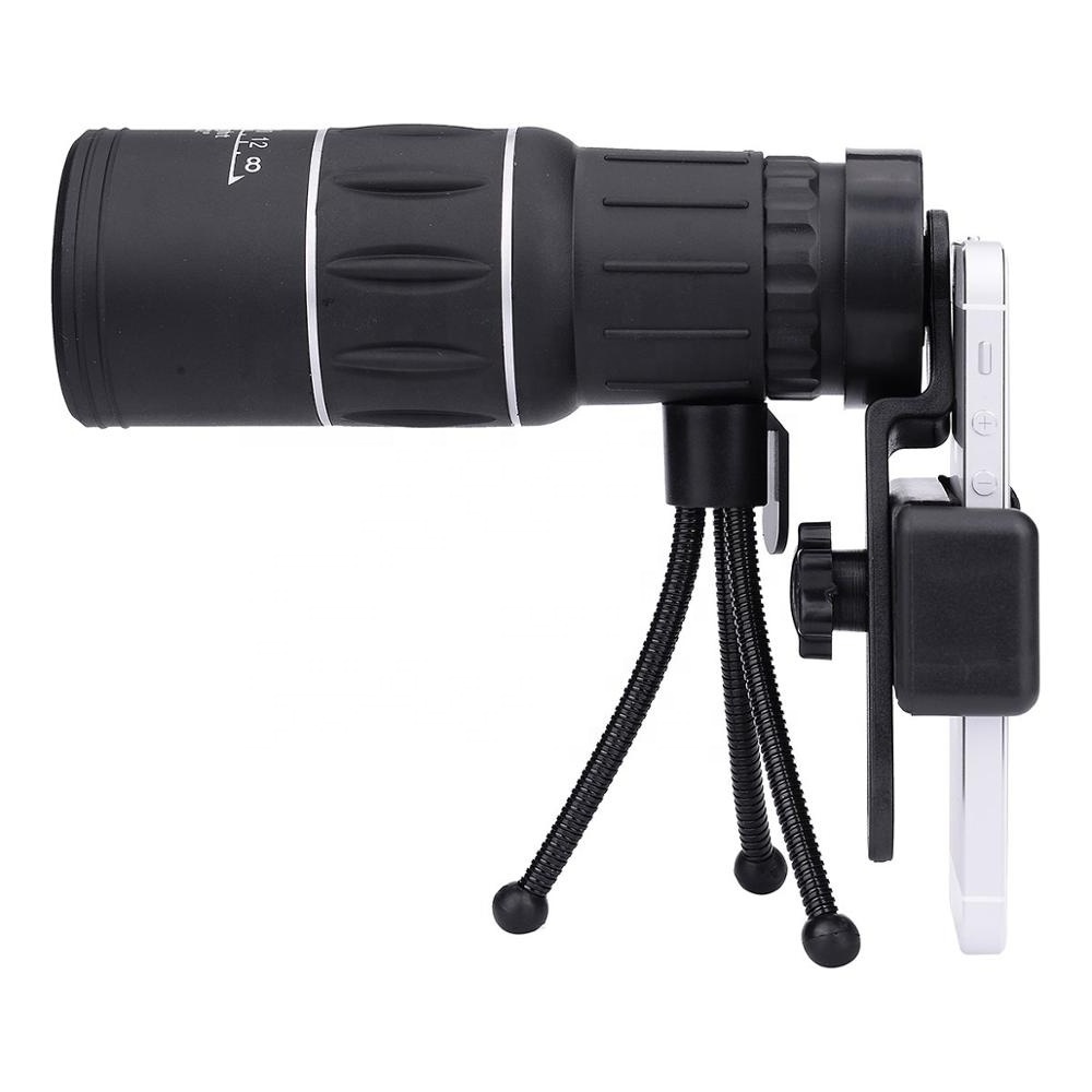 16x52 Monocular Dual Focus Optics Zoom Telescope, Day & Low Night Vision, for Birds Watching/Wildlife/Hunting/Camping/Hiking