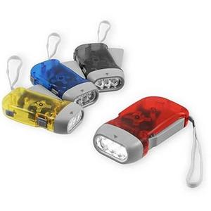 Outdoor Exploration Powerful Hand-pressed LED Flashlight Portable Hand Crank Flashlight Torch