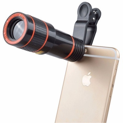 New design portable mini Mobile Phone Lens 8x 12x Optical Telescope cellphone Camera Zoom Lenses