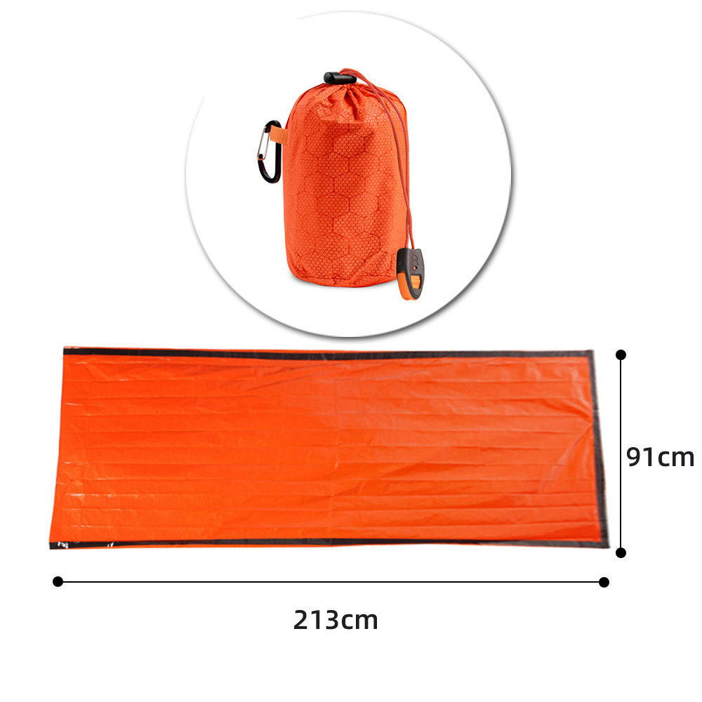 Wholesale Ultralight Waterproof Thermal Bivvy Sack Emergency Survival Sleeping Bag for Camping