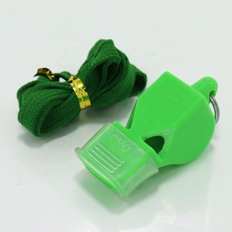 RUNSINE Referee Whistle Factory Wholesale Customized logo Plastic Whistle Football Basketball Outdoor Survival Whistle